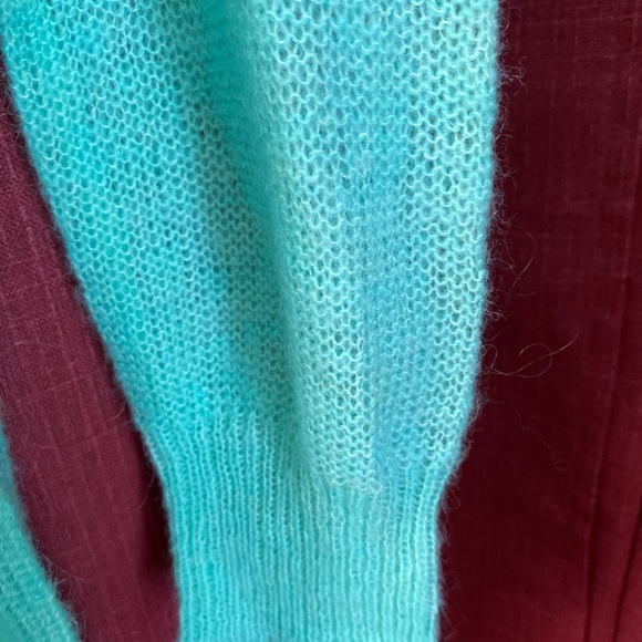 J Crew cardigan sweater turquoise Small - Picture 5 of 7